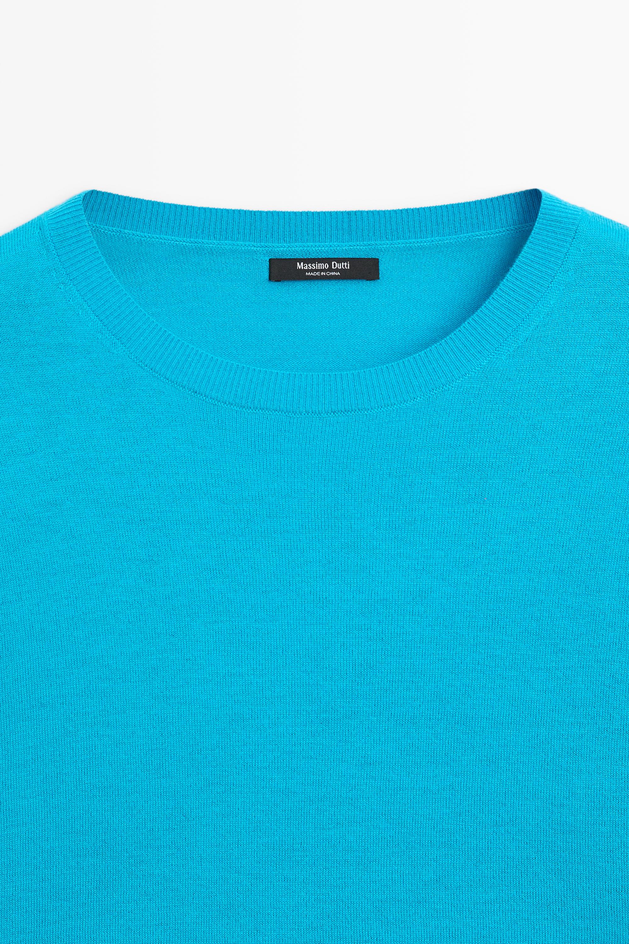 Pull en maille à col rond
